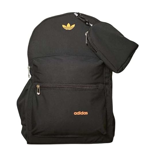 25L Travel Backpack – Unisex Gym, School Bag with 4 Zippered Compartments & Detachable Pouch – Black with Logo Branding