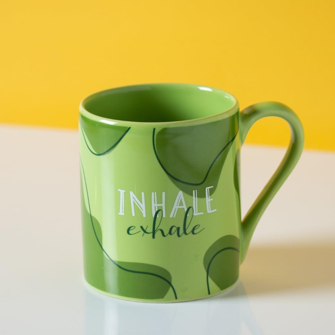 Clay Craft Fine Ceramic Milk/Coffee Mug - 1 Pc - 350 ml (Pebble 321)