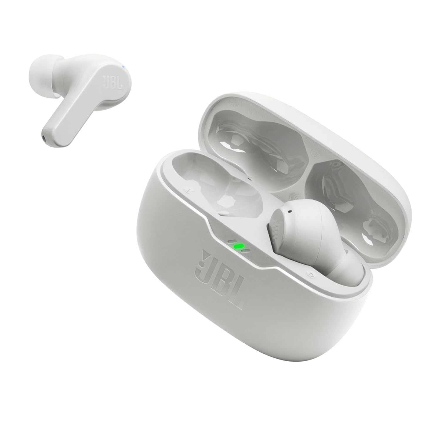 JBL Vibe Beam in-Ear Wireless Earbuds (TWS) with Mic,App for Customized Extra Bass Eq,32 Hours Battery&Quick Charge,Ip54 Water&Dust Resistance,Ambient Aware&Talk-Thru,Google...