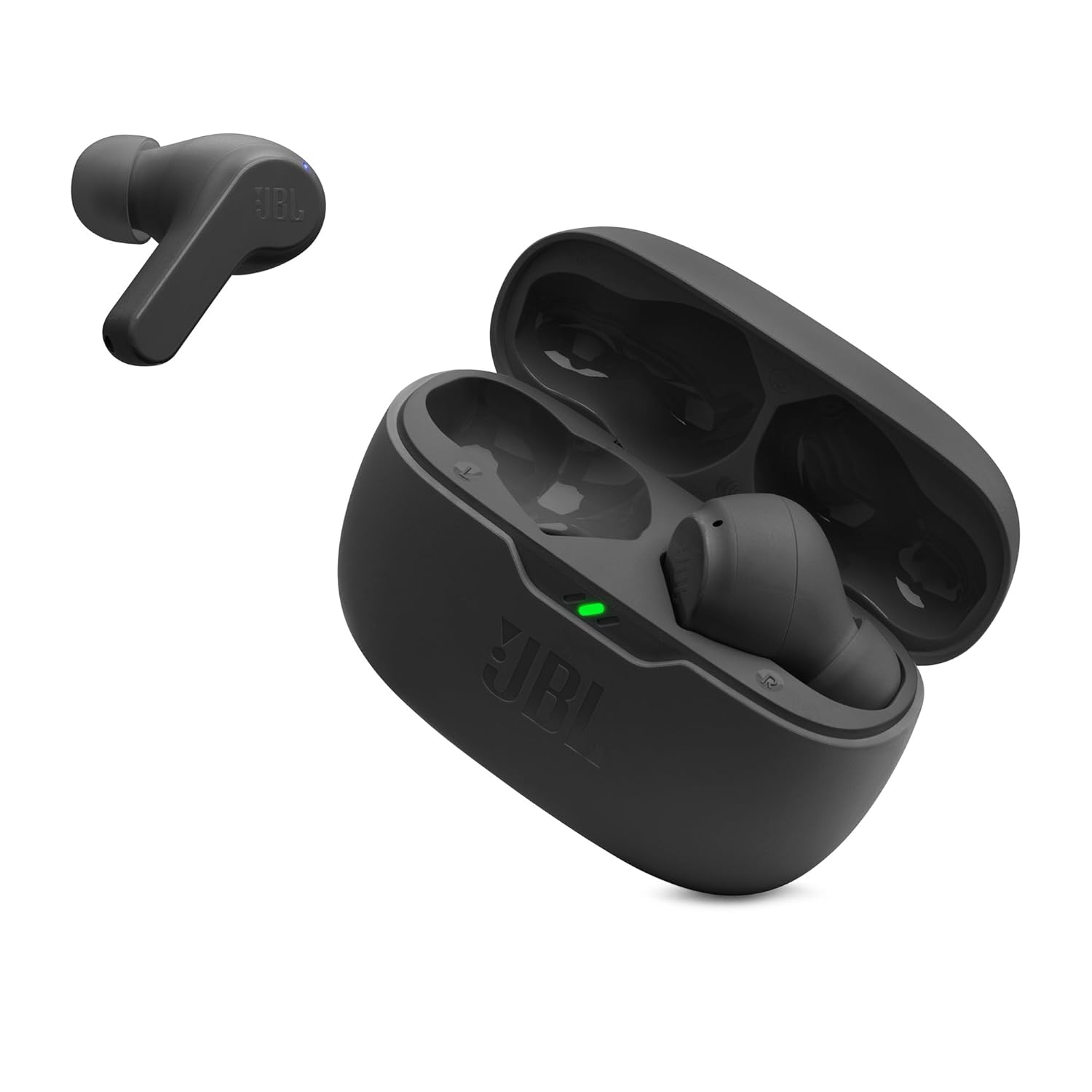 JBL Vibe Beam in-Ear Wireless Earbuds (TWS) with Mic,App for Customized Extra Bass Eq,32 Hours Battery&Quick Charge,Ip54 Water&Dust Resistance,Ambient Aware&Talk-Thru,Google...