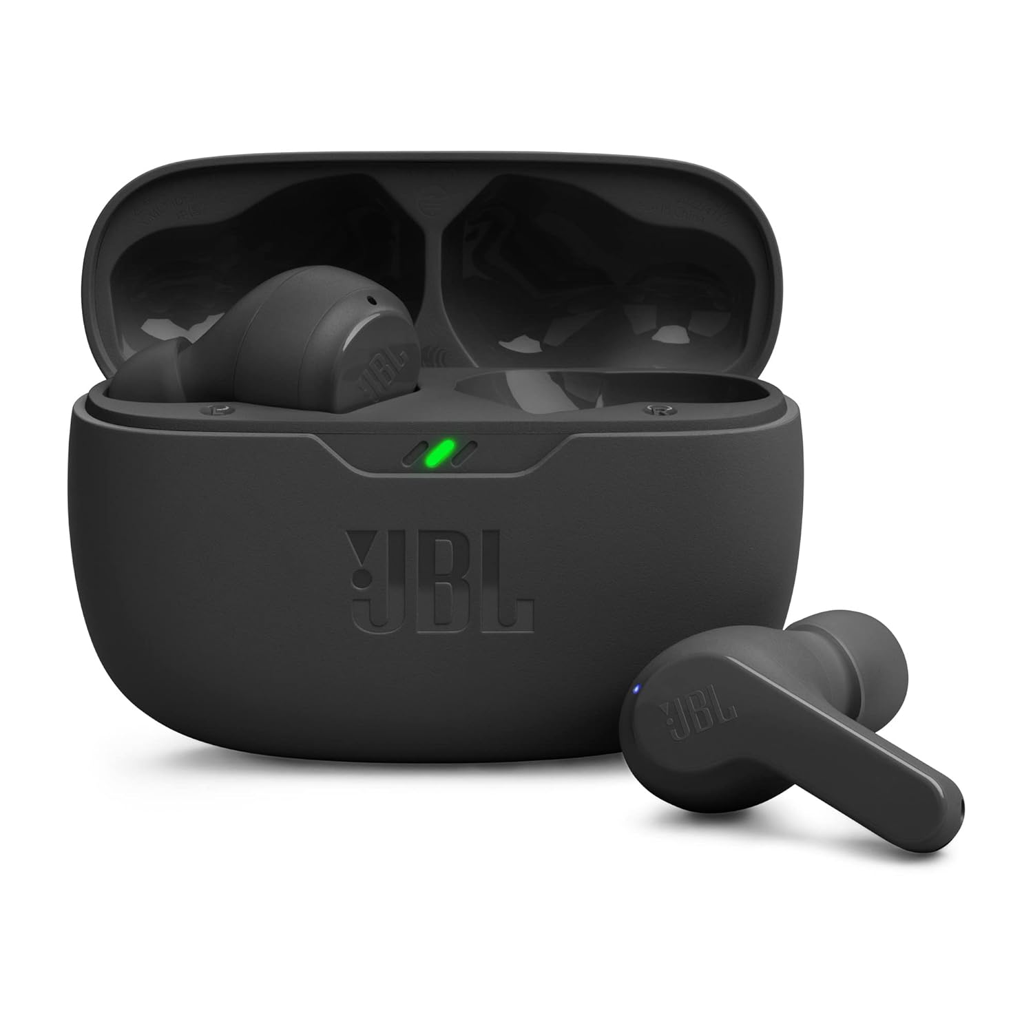 JBL Wave Beam in-Ear Wireless Earbuds (TWS) with Mic,App for Customized Extra Bass Eq,32 Hours Battery&Quick Charge,Ip54 Water&Dust Resistance,Ambient Aware&Talk-Thru,Google...