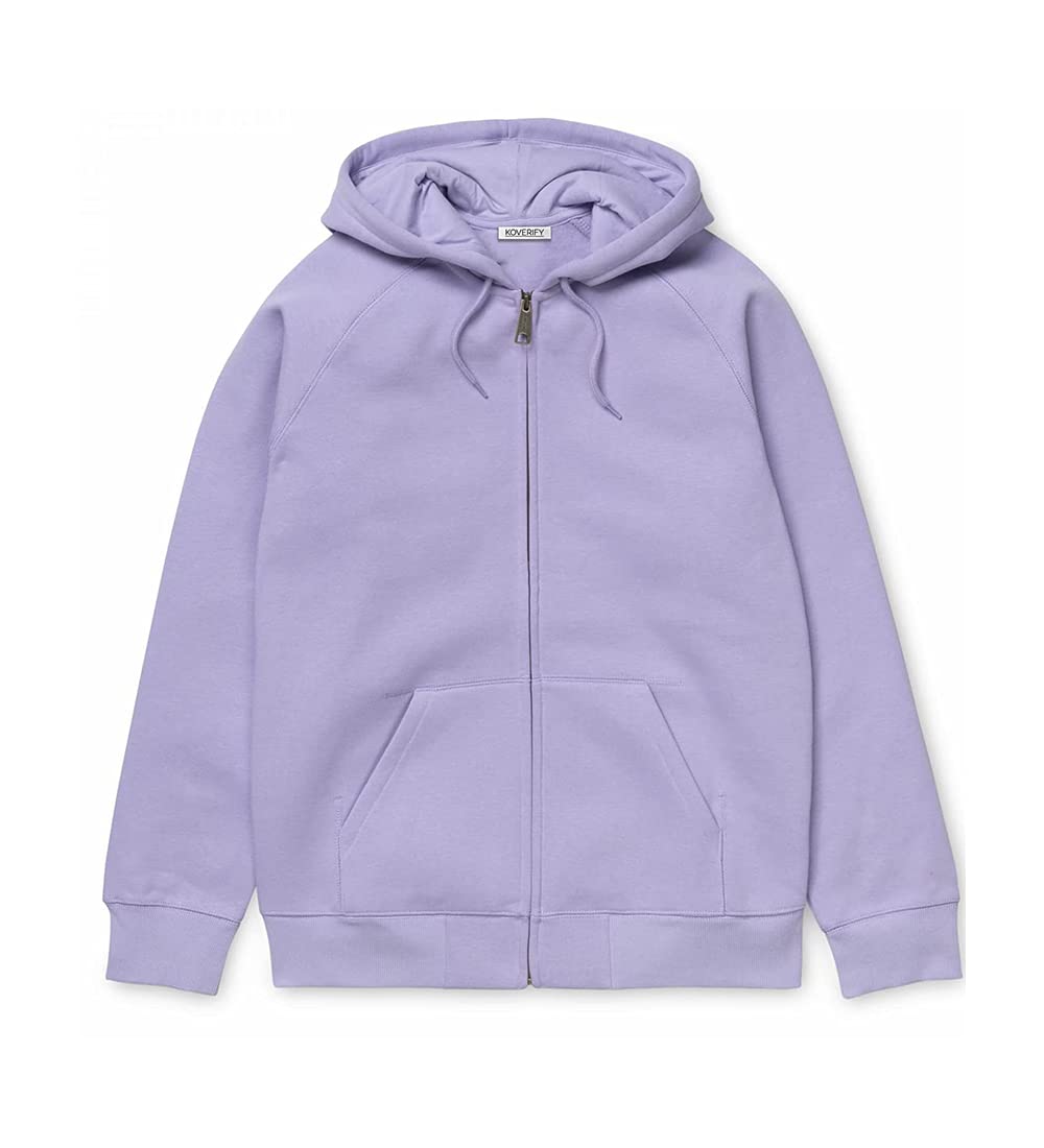 Koverify Unisex-Adult Cotton Blend Hooded Neck and Round Neck Hoodie