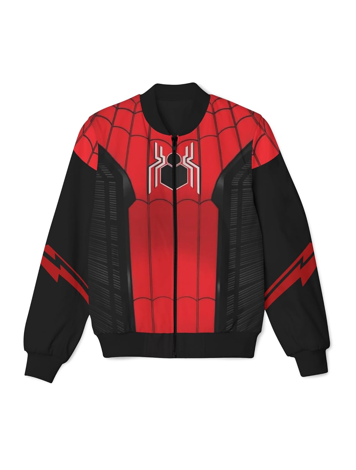 Koveriy Printed Lightweight Regular Fit Full Sleeve Zip Up Super Men Bomber Jacket For Unisex