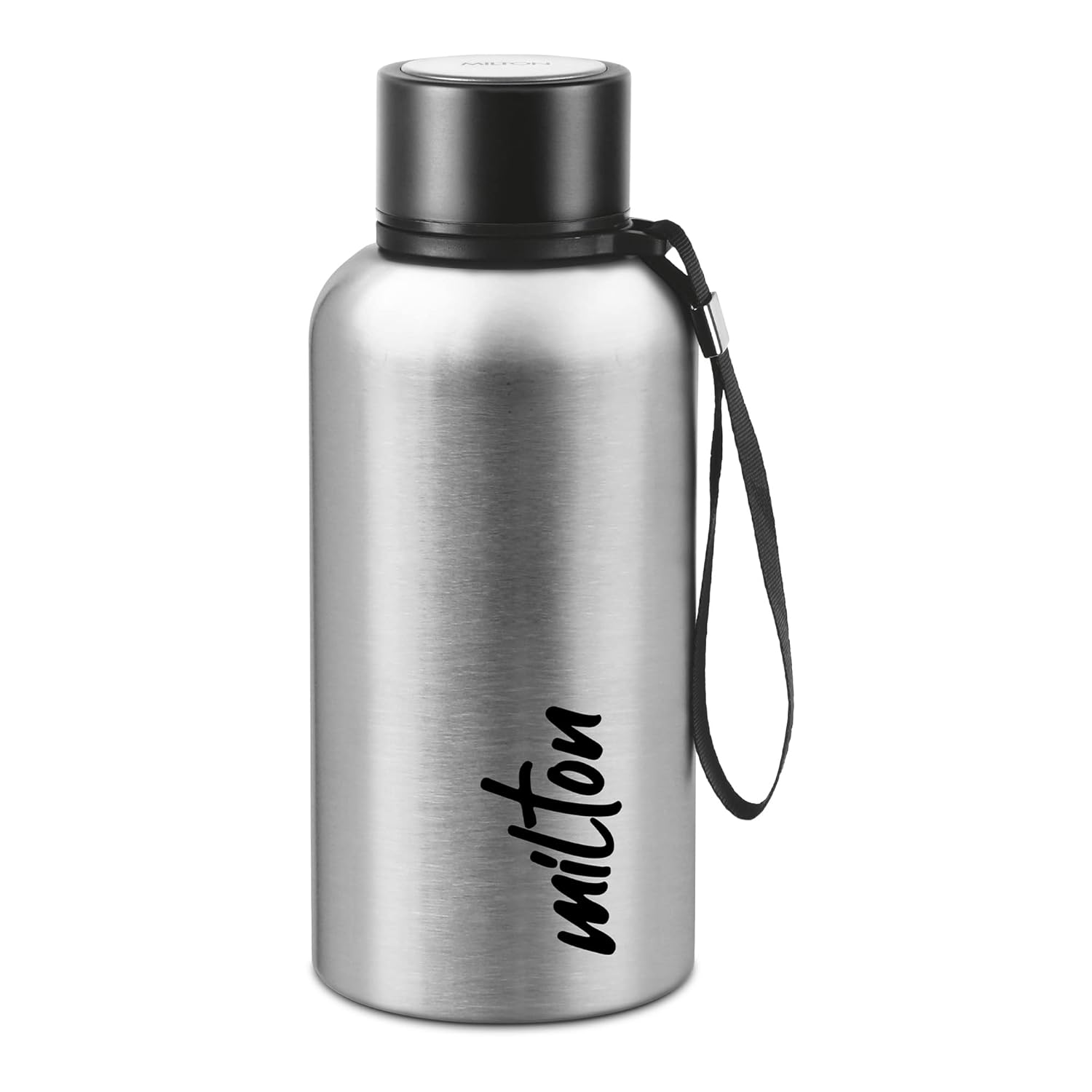 Milton Aura 500 Thermosteel Water Bottle 520 ml, 24 Hr Hot and Cold I Leak Proof Lid, ISI Certified I Vacuum Insulated I for Office, Gym, School I Silver