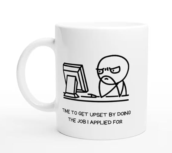 MUGSMAFIA Funny Corporate Finance Gifts - White 11oz Ceramic Mug Printed Coffee and Tea Ceramic Mug- 320 ML Ceramic Coffee Mug 2769