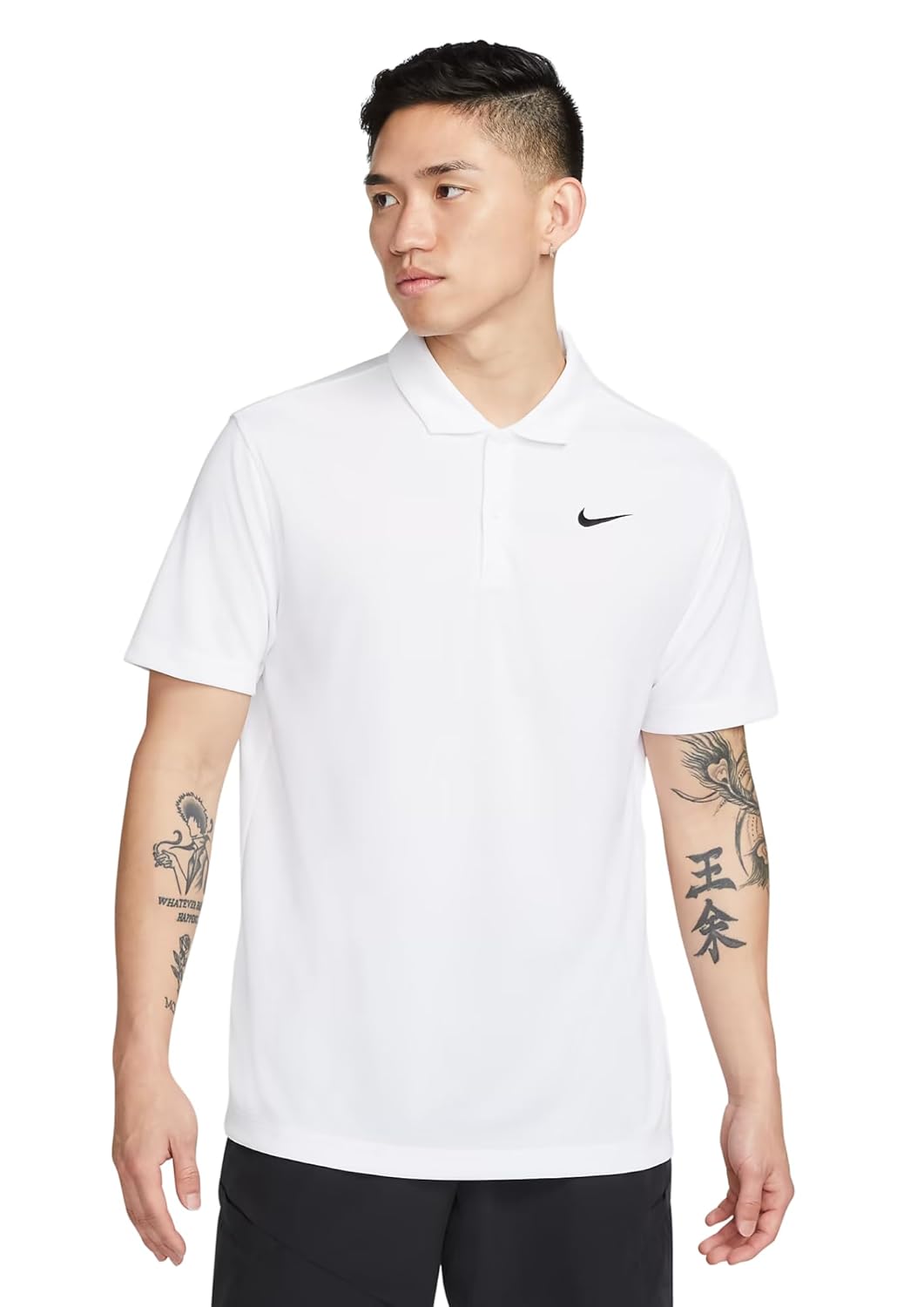 Nike Men Cotton Solid Regular Fit Polo T-Shirt