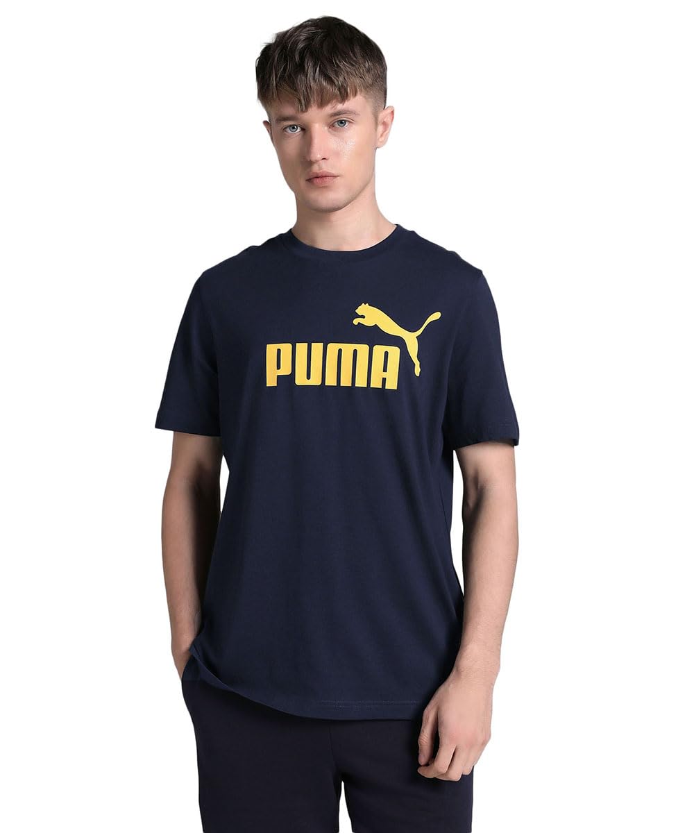 Puma Men, ESS No. 1 Logo Tee, New Navy, M, (68253316)