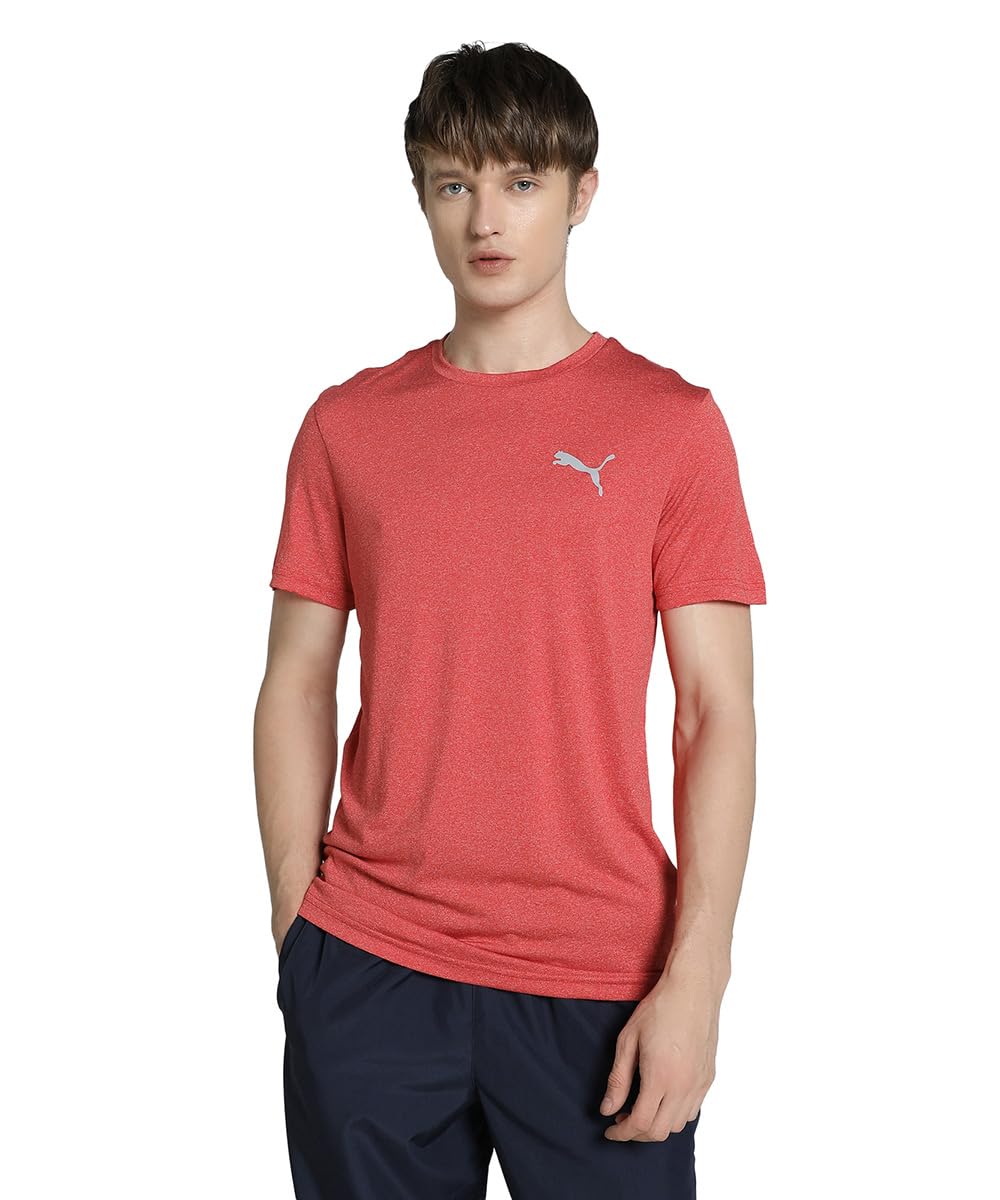 Puma Men Polyester Solid Slim Fit T-Shirt