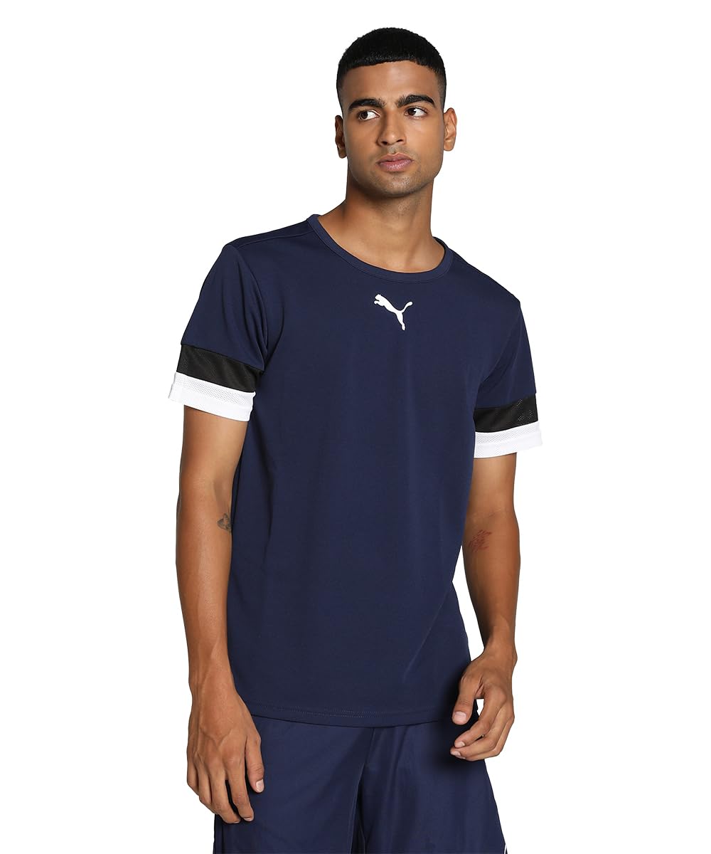 Puma Men's Color Block Regular Fit T-Shirt