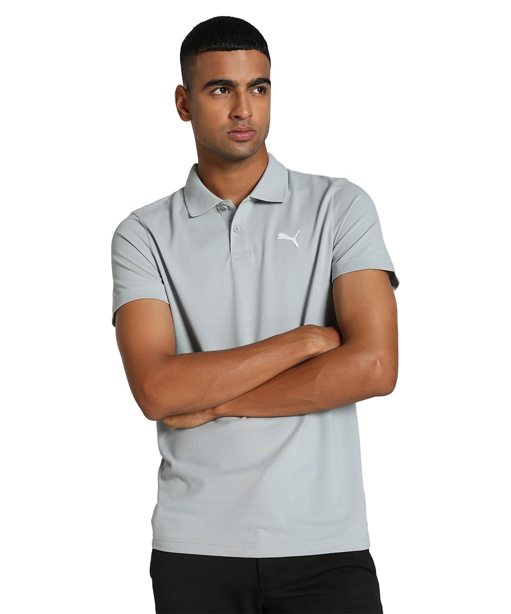 Puma Men's Slim Fit Cotton Essential Polo T-Shirt