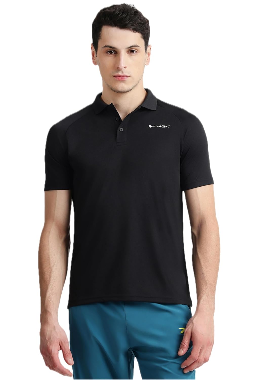 Reebok Men's Solid Regular Fit Polo Shirt