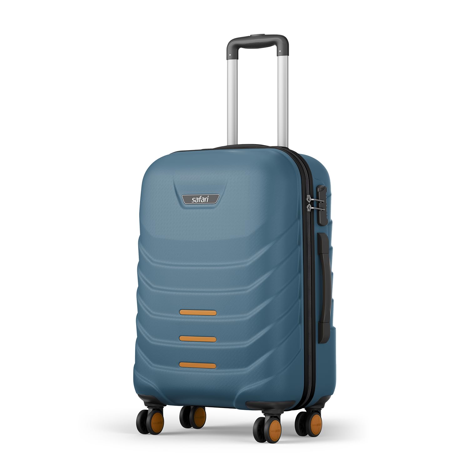 Safari Crescent 8 Wheels 66cm Medium Check-in Trolley Bag Hard Case Polycarbonate 360 Degree Wheeling System Luggage, Travel Bag, Suitcase for Travel, Trolley Bags for Travel,...