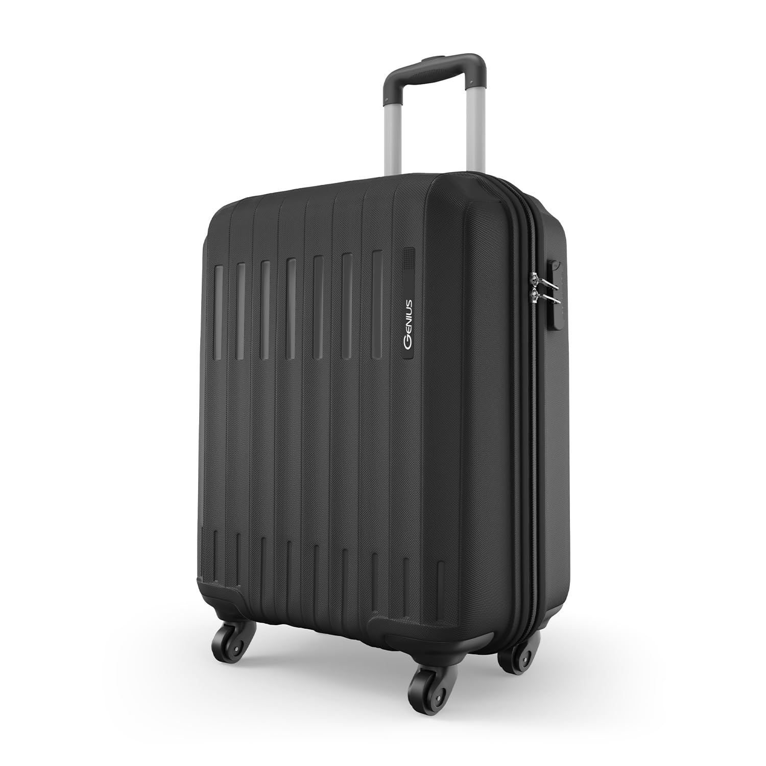 Safari Genius Alley 55cm Cabin Trolley Bag Hard Case Polypropylene, 4 Spinner Wheels, 360 Degree Wheeling Carry on Luggage, Travel Bag, Suitcase for Travel, Trolley Bags for...