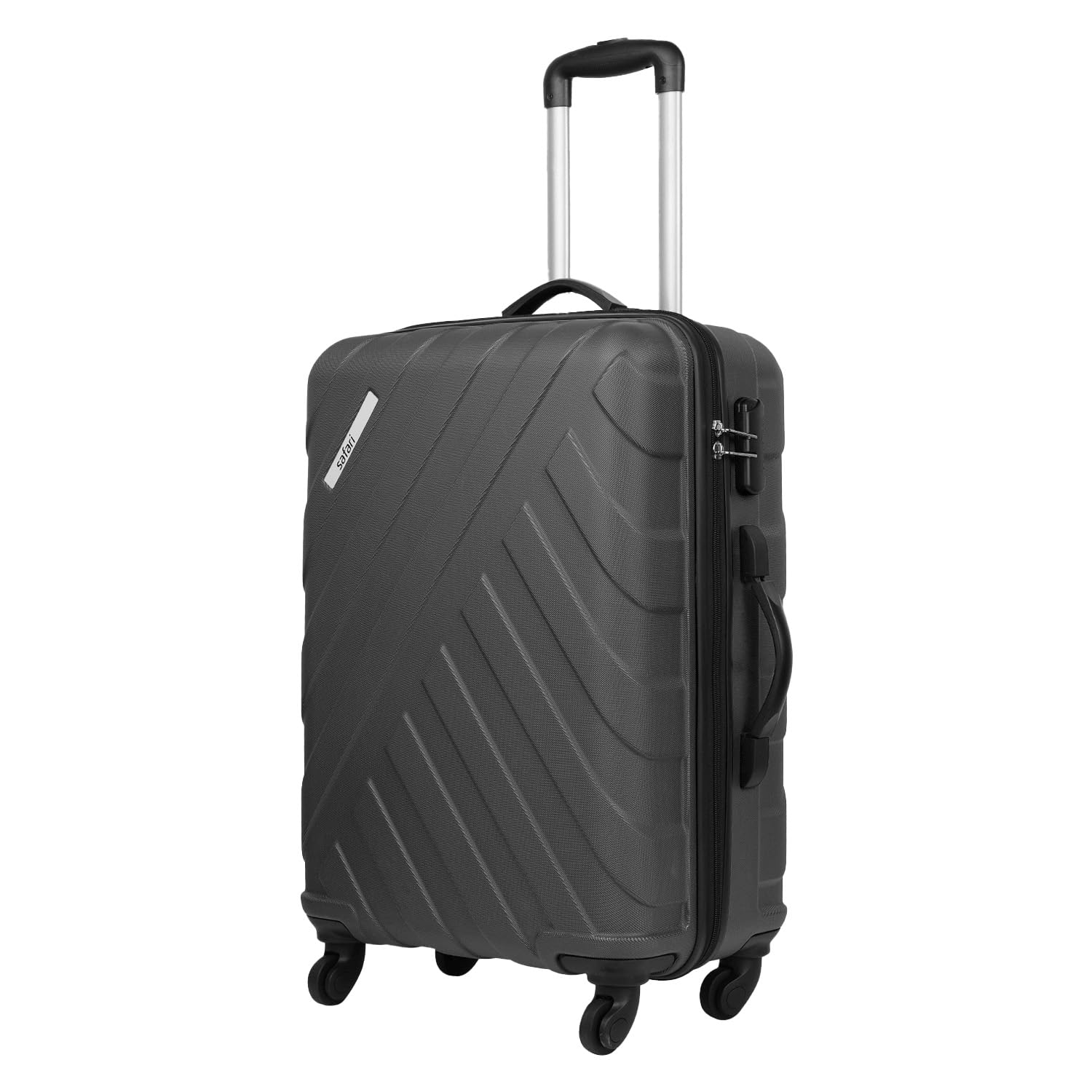 Safari Ray 67 Cms Medium Check-in Trolley Bag Hard Case Polycarbonate 4 Wheels 360 Degree Wheeling System Luggage, Travel Bag, Suitcase for Travel, Trolley Bags for Travel, Gun...