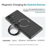 Ambrane 10000mAh MagSafe Powerbank with Stand 22.5W Wired & 15W Wireless Fast Charging Dual Input (Type-C & Lightning) | Triple Output | for iPhone 16/15/14/13/12 & Android...