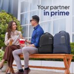 American Tourister Valex 28 Ltrs Large 5 Compartment Laptop Backpack with Bottle Pocket and Front Organizer- Blue