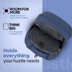 American Tourister Valex The 5 Compartment Laptop Backpack With 17'' Inch Laptop Compartment, 28 L Capacity, External Bottle Holder, And An Organizer For Unisex,Navy