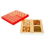 Bay Nut Dry Fruit Gift Box forRakhi, Assorted Dryfruits Gift Hamper Pack, Almonds, apricot, Cashew Nuts, Raisins, 50gm Each | Gifting Collection for Any Occasion (200 gm)...