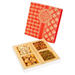 Bay Nut Dry Fruit Gift Box forRakhi, Assorted Dryfruits Gift Hamper Pack, Almonds, apricot, Cashew Nuts, Raisins, 50gm Each | Gifting Collection for Any Occasion (200 gm)...