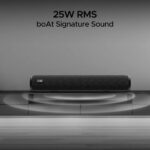 boAt Aavante Bar 610, 25W Signature Sound, 2.0 CH with Dual Passive Radiators, 7 HRS Battery, Sleek Design, Multi Connectivity, Bluetooth Sound Bar, Soundbar Speaker (Charcoal...