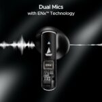 boAt Airdopes 91 Prime, 45HRS Battery, 13mm Drivers, Metallic Finish, Low Latency,ENx Tech, Fast Charge, v5.3 Bluetooth TWS in Ear Earbuds Wireless Earphones with mic (Midnight...