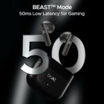 boAt Airdopes 91 Prime, 45HRS Battery, 13mm Drivers, Metallic Finish, Low Latency,ENx Tech, Fast Charge, v5.3 Bluetooth TWS in Ear Earbuds Wireless Earphones with mic (Midnight...