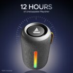 boAt Stone 352 Pro/Stone 358 Pro w/ 14W Signature Sound, Up to 12 Hours Playback, RGB LEDs, TWS Feature, Built-in Mic, BTv5.3, AUX Port, IPX5 & Type-C Interface Bluetooth...