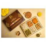 Browntree Premium-6P Dry Fruit Hamper - 250g | 6-Piece Assorted Gift Basket | Almonds, Cashews, Raisins, Pista, Apricot & Walnuts | Festive & Corporate Gifting Box