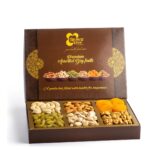 Browntree Premium-6P Dry Fruit Hamper - 250g | 6-Piece Assorted Gift Basket | Almonds, Cashews, Raisins, Pista, Apricot & Walnuts | Festive & Corporate Gifting Box