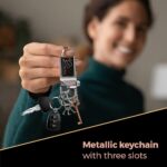 Cello Signature Executive Gift Set | Blue Ink | 1 Ball Pen + 1 Metal Keychain + 1 RFID Protected Wallet | Black Finish Pen | Premium Metal Pens | Stylish Gifts for Men |...