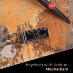 Cello Signature Travel Gift Set | Blue Ink | 1 Ball Pen + 1 Metal Keychain + 1 Classy Passport Holder | Matte Finish Pen | Premium Pens | Stylish Gifts for Men & Women |...