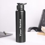 CORPORATE PORIUM Customised Water Bottles Stainless Steel Water Bottle 1 Litre Steel Water Bottles Sipper Bottle for School, Office, Gym 1 Litre Water Bottle for Men Leakproof,...
