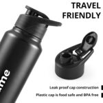 CORPORATE PORIUM Customised Water Bottles Stainless Steel Water Bottle 1 Litre Steel Water Bottles Sipper Bottle for School, Office, Gym 1 Litre Water Bottle for Men Leakproof,...