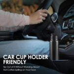 CORPORATE PORIUM Stainless Steel Bottle | Capacity 1L | Easy to Carry | Leakproof Bottle Personalized Gift Bottle | Flip Top Lid Sipper for Gym, Office, Travel (Red) (Classic,...