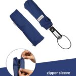 Destinio Umbrella for Men - Automatic Large Size Foldable Umbrella with Travel Cover for Man and women - 3 fold Windproof umbrella