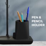 eo Pen Stand for Study Table with Self-Watering Plant Pot, Glasses & Smartphone Holder – Desk Organizer & Pencil Holder for Office, Home, Kids, Students, Study Room (Desk...