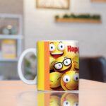 exciting Lives - Emoji Sorry Coffee Mug - Cute Apology for Friends Boyfriend Girlfriend Husband Wife Siblings Ceramic Gift - 330ml
