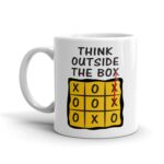 exciting Lives - Think Out of The Box Coffee Mug - Gift for Friends, Colleagues, Kids - Microwave Safe, 330ml