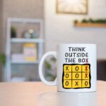 exciting Lives - Think Out of The Box Coffee Mug - Gift for Friends, Colleagues, Kids - Microwave Safe, 330ml