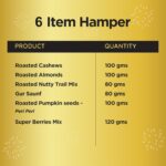 Healthy Treat Royal Treat Gift Hamper | Rakhi Gift Hampers | Birthday, Anniversary Gift | Festival Gift | Healthy Gourmet Hamper | Healthy Roasted Snacks Dry Fruit Gift Box |...