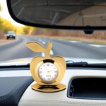 Lavanaya Silver 4 In 1 Gift Set With Table Clock, Metal Keychain, Card Holder And Crystal Pen Set For Corporate Gifting Diwali Gifting - Analog