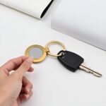 Lavanaya Silver 4 In 1 Gift Set With Table Clock, Metal Keychain, Card Holder And Crystal Pen Set For Corporate Gifting Diwali Gifting - Analog