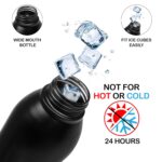 NIBBLE Your Name Print Water Bottle, Customize Stainless Steel Bottle 1 Litre, Easy to Carry, Leakproof Sipper, Personalize Corporate Office Gift Set for Men, School, Gym, Home...