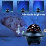 One94Store UFO Star Projector | 3-in-1 LED Ceiling Lamp with 7 Color Modes, Timer & Rechargeable Battery | Galaxy Light for Kids Bedroom, Living Room & Home Decor