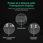 Portronics Luxcell Wireless Mini 10k 10000mAh 15W Magnetic Wireless Fast Charging Nano Power Bank with 22.5 Wired Output Compatible with iPhone 12 & Above & Other QI Enabled...