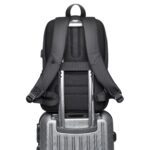 Red Lemon Swiss Cut Design 15.6" Laptop Backpack for Men and Women, Stylish 26L Capacity, USB Charging Port, Anti-Theft Pocket & Accessories Organizer