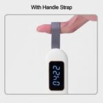 SaleOn LED Rechargeable Desk Lamp with Clock | 3 Color Light Modes | Adjustable 90° Angle | USB Charging | Magnetic Design | Digital Display | Ideal for Study, Office & Bedside...