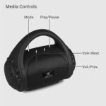 Zebronics ZEB-COUNTY 3W Wireless Bluetooth Portable Speaker With Supporting Carry Handle, USB, SD Card, AUX, FM & Call Function. (Black)