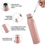 CORPORATE PORIUM Stainless Steel Bottle | Capacity 1L | Easy to Carry | Leakproof Gift Bottle with Carry Strap | Flip Top Lid Sipper for Gym, Office, Travel