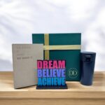 Dive Decor The Executive Choice Corporate Gift Hamper - Motivational Wooden Quote, Diary & Classic Sipper for Corporate Gift for Employee